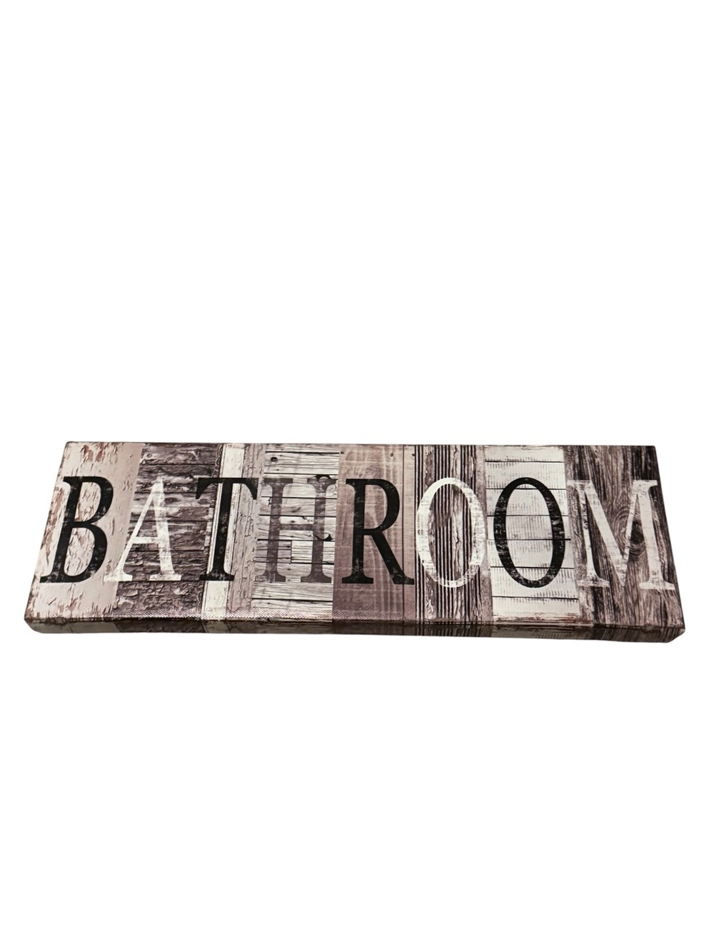 🤎✔️NEW Bathroom Minimalist Neutral Home Decor Rustic Sign